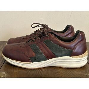 SAS Men's Shoes Camino Size 10.5W Briar Tennis Cognac Leather lace up